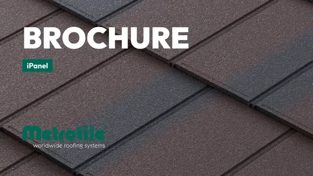 Ipanel Windows iPanel - Metrotile Roofing Systems